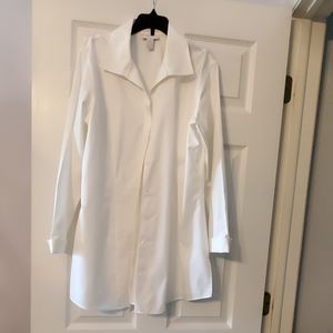 Long sleeve white blouse